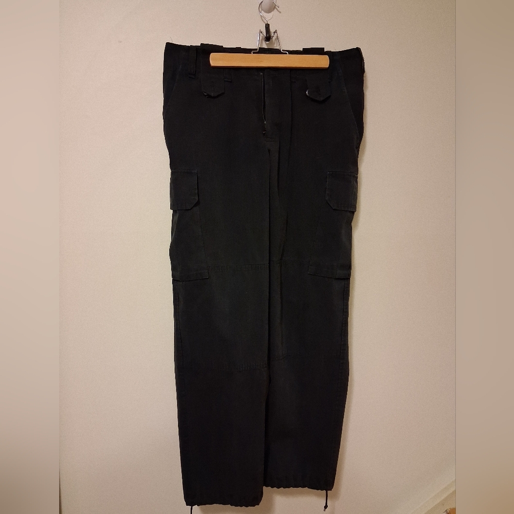 Outdoor Outfits Men's Black Cargo Pants 36 R Army Surplus Style